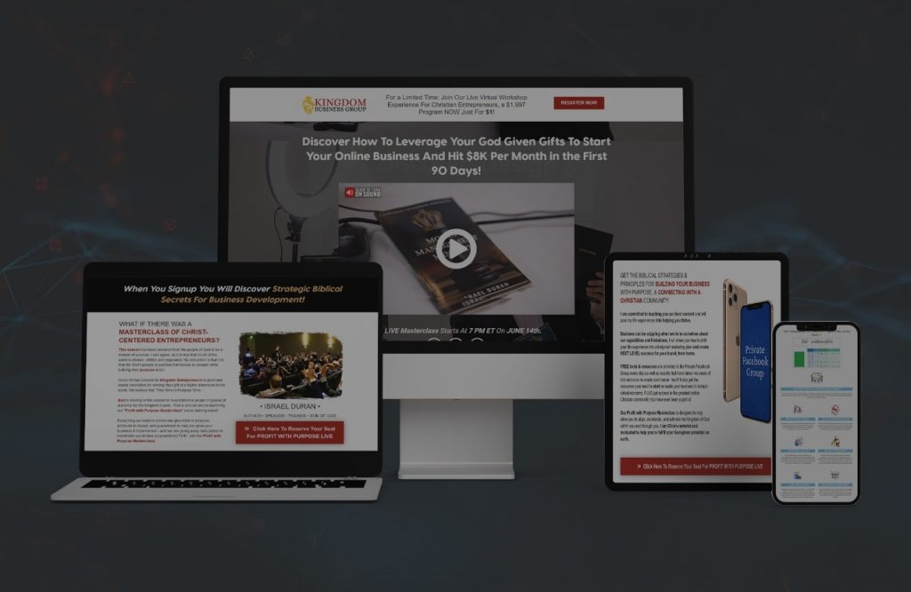 Webinar Landing Page